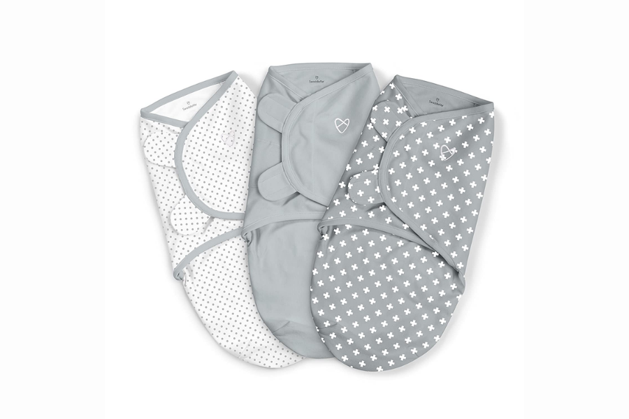 Swaddle baby for sleep