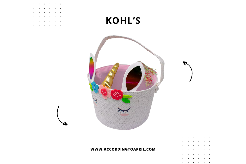 Unicorn Easter Basket and Treats Container